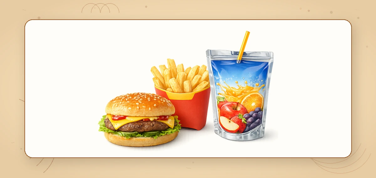 Burger pour menu enfant