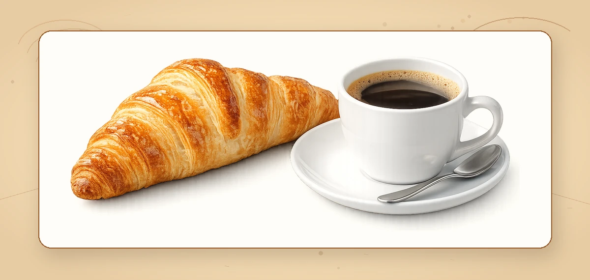 Viennoiseries pour le petit déjeuner