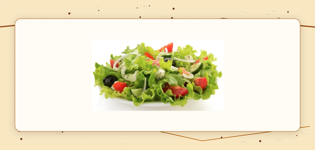 Salade composée fraîche